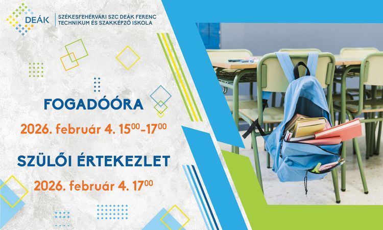 Fogadóóra és szülői értekezlet